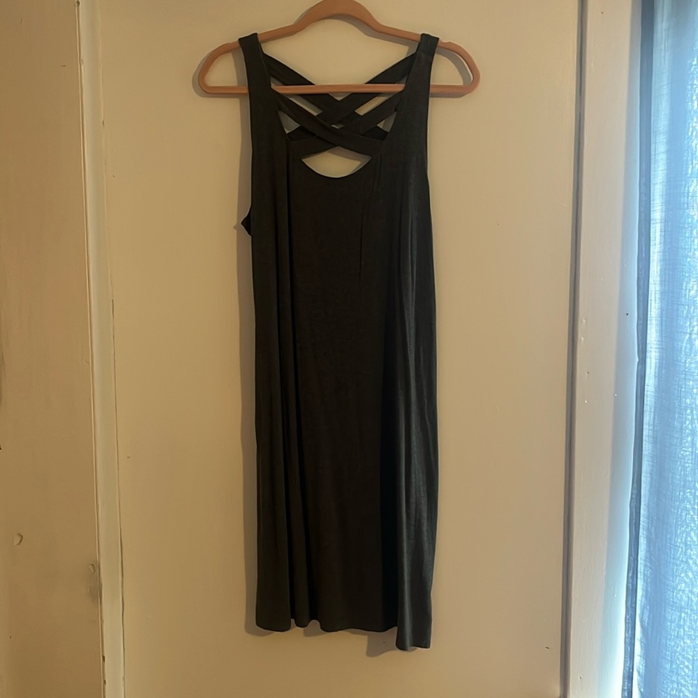dress, from maurice’s, size L, dark grey